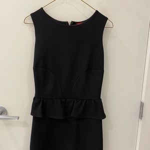 Black Peplum Dress